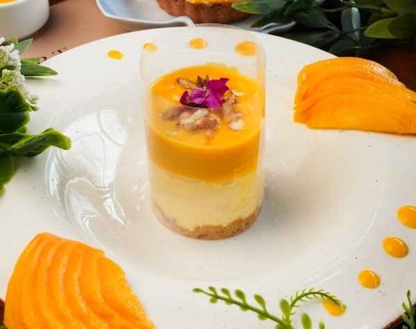 Mango cheese cake pul me up